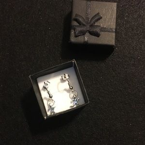 Letter earrings